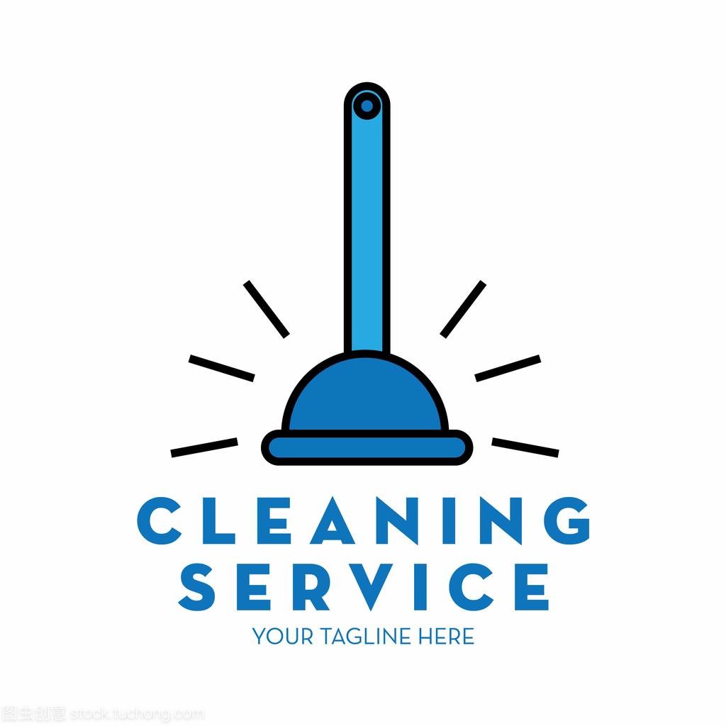 清潔服務(wù)的標(biāo)識(shí)與文本空間 打造高效傳播的口號(hào)與矢量圖